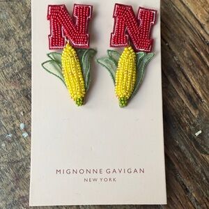 Mignonne Gavigan Nebraska Cornhuskers Earrings